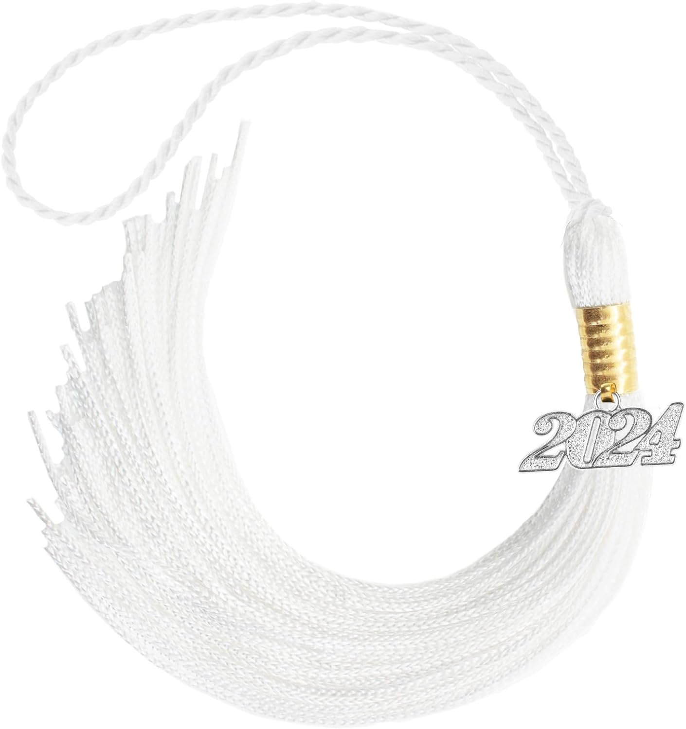 White Graduation Tassel 2024-Graduation Party&Graduation Ceremony