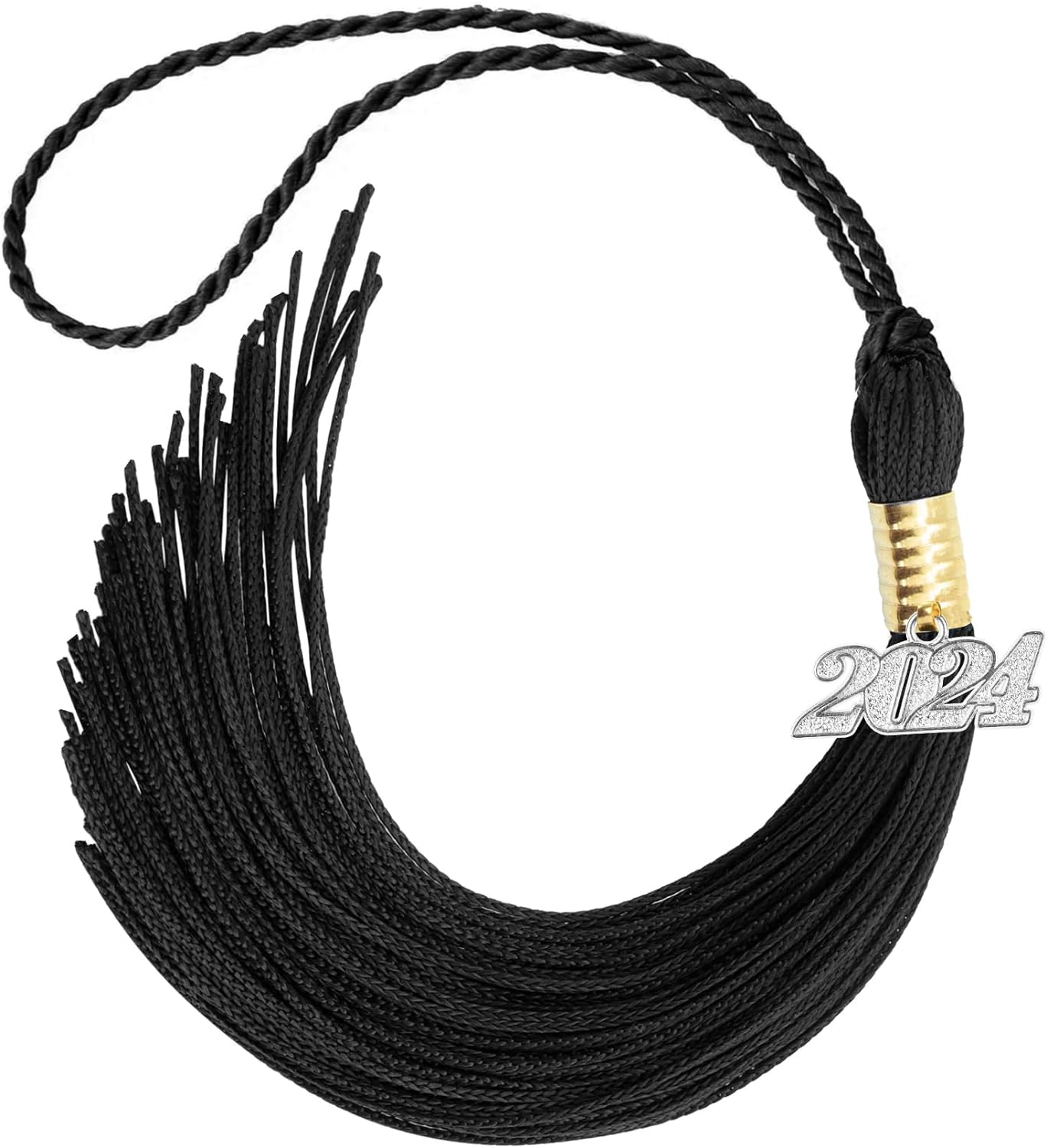 Black Graduation Tassel With 2024 Year-Graduation Party&Graduation Ceremony